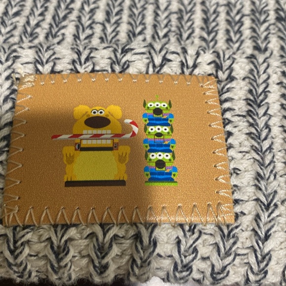 Disney Knit Adult Beanie, with Doug and Space  Aliens Leather Aplica on Front - Picture 2 of 7